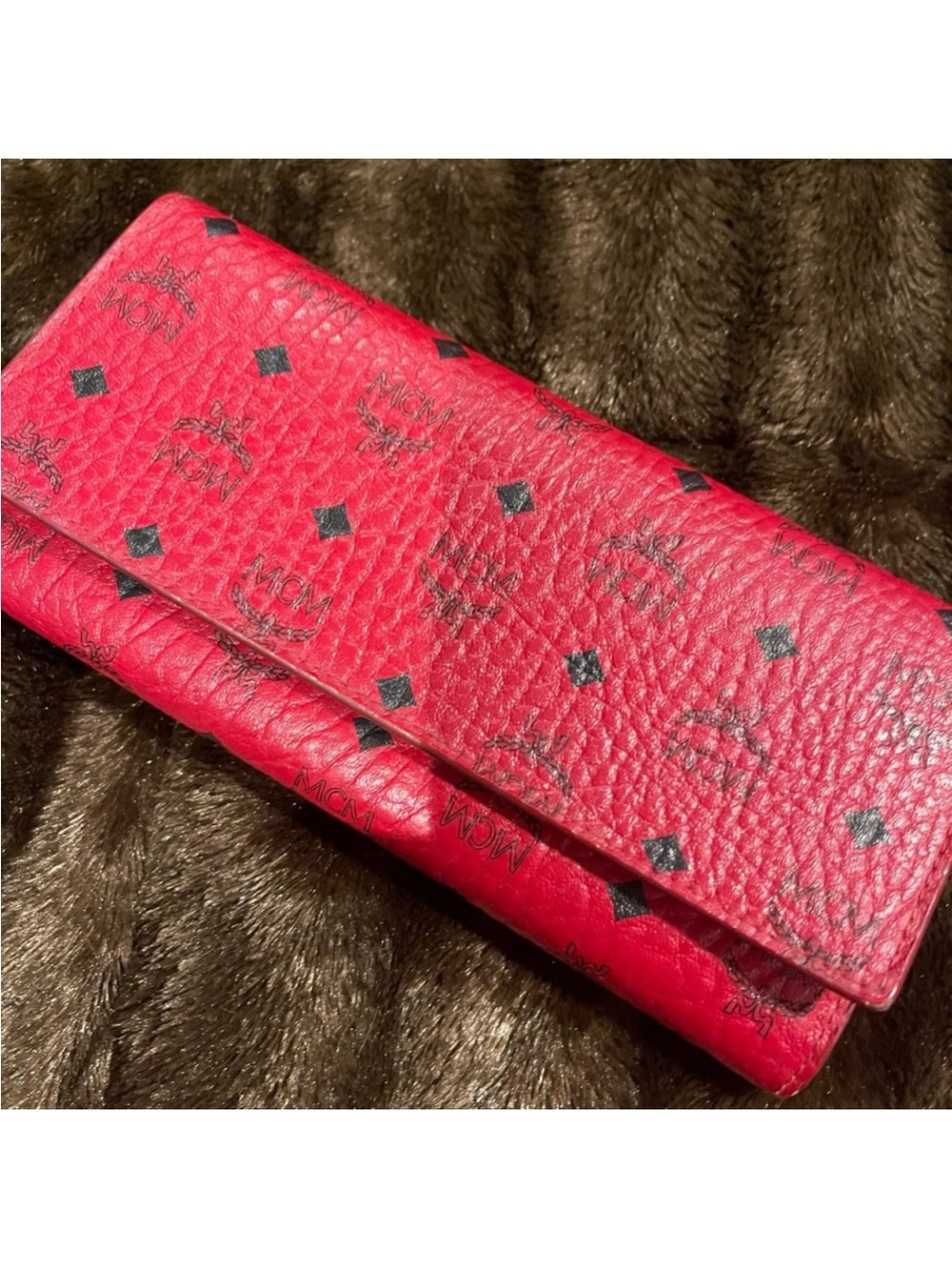 MCM Red Wallet